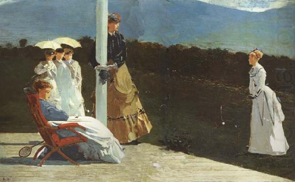 The Croquet Match (mk44), Winslow Homer